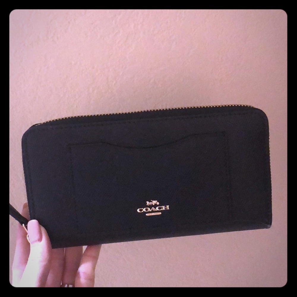 Coach Accordion Zip Wallet